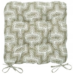 Sėdynės pagalvėlė sodo kėdei 40x40 dirželiais