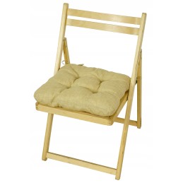 Sėdynės pagalvėlė sodo kėdei 40x40 dirželiais