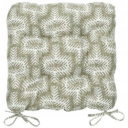 Sėdynės pagalvėlė sodo kėdei 40x40 dirželiais