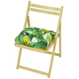Sėdynės pagalvėlė sodo kėdei 40x40 dirželiais