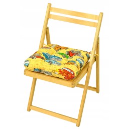 Sėdynės pagalvėlė sodo kėdei 40x40 dirželiais