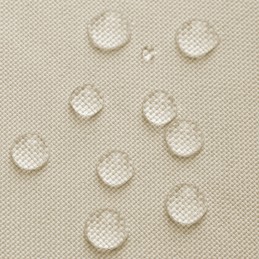 Gaia vandeniui atsparus dekoratyvinis pagalvės užvalkalas 50x50, šviesiai smėlio spalvos sodas