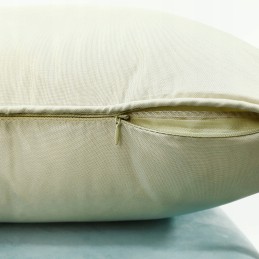 Gaia vandeniui atsparus dekoratyvinis pagalvės užvalkalas 50x50, šviesiai smėlio spalvos sodas