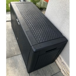 Plastikinis vazonas 17 cm, rudas molis DGA17 R624