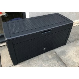 Plastikinis vazonas 17 cm, rudas molis DGA17 R624