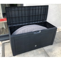 Plastikinis vazonas 17 cm, rudas molis DGA17 R624
