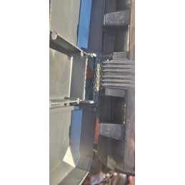 Plastikinis vazonas 17 cm, rudas molis DGA17 R624