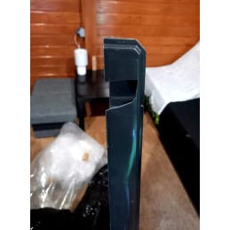 Plastikinis vazonas 17 cm, rudas molis DGA17 R624