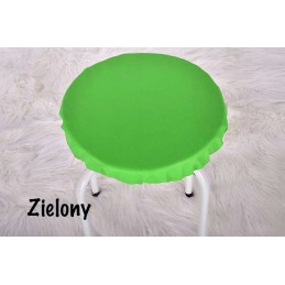 Ekologinės odos apvalios pagalvėlės taburetė 32cm