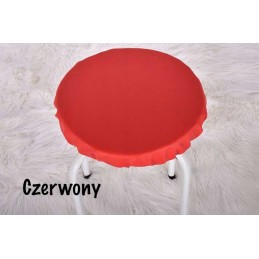 Ekologinės odos apvalios pagalvėlės taburetė 32cm
