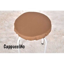 Ekologinės odos apvalios pagalvėlės taburetė 32cm