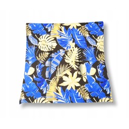 Kėdės pagalvėlė b/w 45x45 lapai mix blue