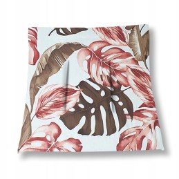 Mazginė kėdės pagalvėlė 45x45 monstera ruda