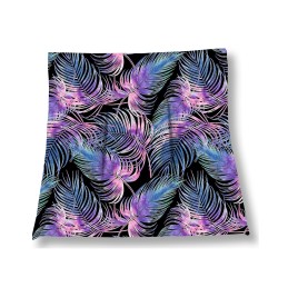 Mazginė kėdės pagalvė 45x45 juodos plunksnos