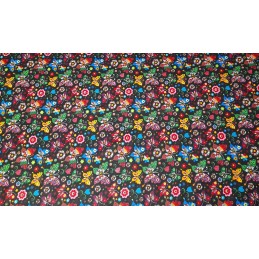 Mazginė kėdės pagalvėlė 45x45 drugeliai, juoda
