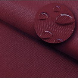 Dėmėms atspari apvali taburečių pagalvėlė, 35 cm bordo spalvos taburetė