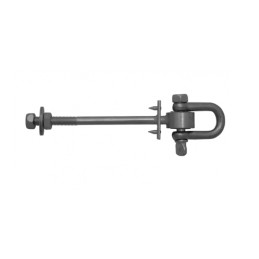 Sūpynių tvirtinimo kronšteinas, stropas d m12 130 mm