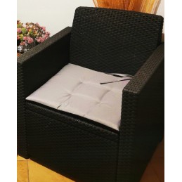 Neperšlampama pagalvėlė 50x50 cm pririšama prie sodo kėdės, spalvų pasirinkimas