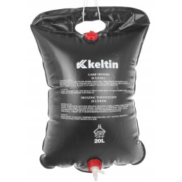 Solar camping shower for camping, field use, 20l