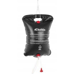 Solar camping shower for camping, field use, 20l