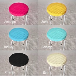 Apvali taburetė pagalvėlė taburetė 35 fleece minky