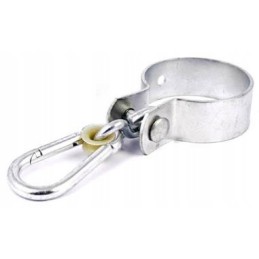 Sūpynių kablys su sijos spaustuku 100/3mm teflonas