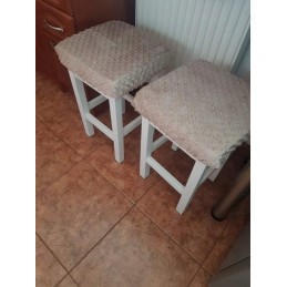Kvadratinis taburetės užvalkalas taburetei 30×30 minky