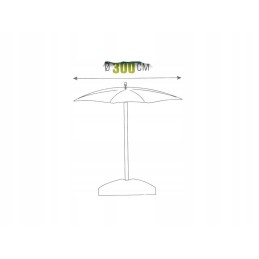 Progarden sodo skėčio užvalkalas 175 cm