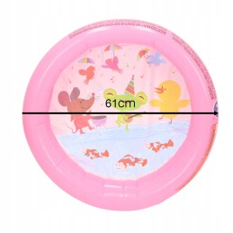 Bestway 51061 baseino vaikiškas baseinas vaikams, rožinis, 61 cm