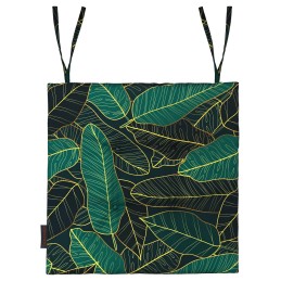 Neperšlampama pagalvėlė 50x50 cm pririšta prie sodo kėdės, raštų pasirinkimas
