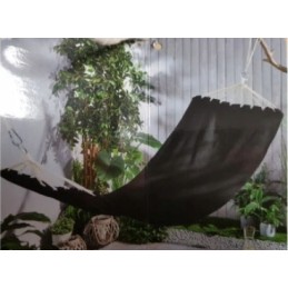 Sodo hamakas juodas 200 x 80 cm