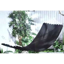 Sodo hamakas juodas 200 x 80 cm
