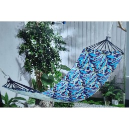 Sodo mėlynas hamakas 200 x 80 cm