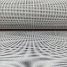 Tvirtas PVC tinklelis šezlongams, 50 cm pločio sėdynės - šviesiai pilkos spalvos