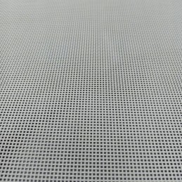 Tvirtas PVC tinklelis šezlongams, 50 cm pločio sėdynės - šviesiai pilkos spalvos