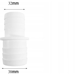 Baseino žarnos jungtis su spaustukais 32-38 mm, 2 vnt