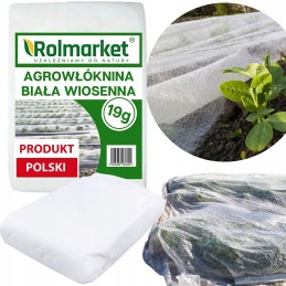 ✨ Lenkiška balta dengianti agrotekstilė 1,6x20m 19g