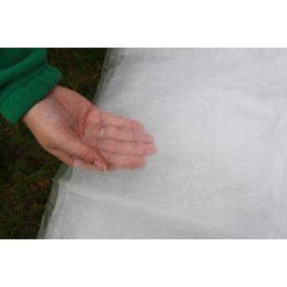 ✨ Lenkiška balta dengianti agrotekstilė 1,6x20m 19g