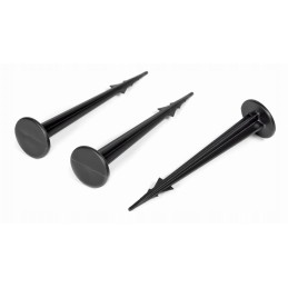 sodo segtukai 100mm - 200vnt agrotekstilei, agrotekstilei tvirtinti