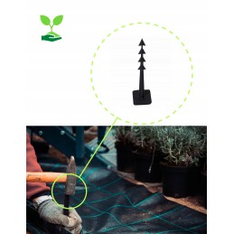 Smeigtukai, inkariniai kaiščiai, 25 cm, agrotekstilė, kurmių tinklelis