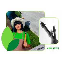 Smeigtukai, inkariniai kaiščiai, 25 cm, agrotekstilė, kurmių tinklelis