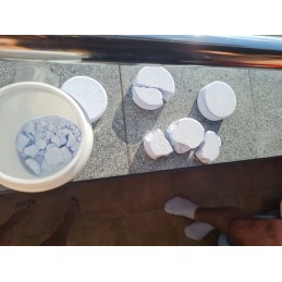 10in1 chloras 200g baseinas sūkurinė vonia daugiafunkcinė chloro tabletės baseinas