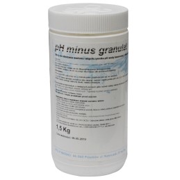 Granulės pH vertės mažinimui