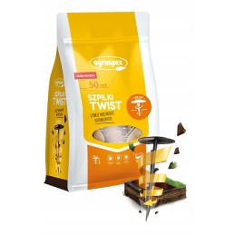 Sukamieji kaiščiai juodai Agrimpex neaustinei medžiagai tvirtinti