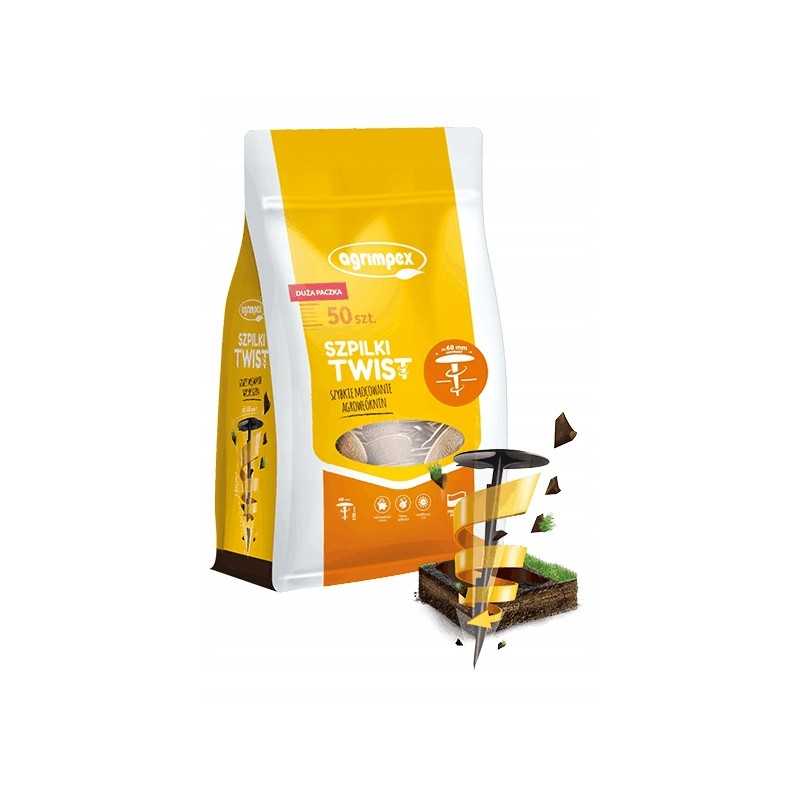 Sukamieji kaiščiai juodai Agrimpex neaustinei medžiagai tvirtinti