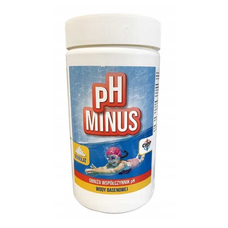Ph minus cheminės medžiagos baseinui, granulės, vandens reguliatorius, 1 kg