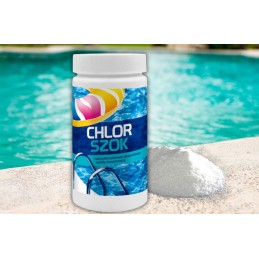 Chloro šokas 1kg šoko baseino chemikalai vandens dezinfekcijos gamix granulės nemokamai