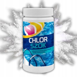 Chloro šokas 1kg šoko baseino chemikalai vandens dezinfekcijos gamix granulės nemokamai