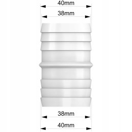Jungtis, mova, baseino vamzdžio mova, 38mm