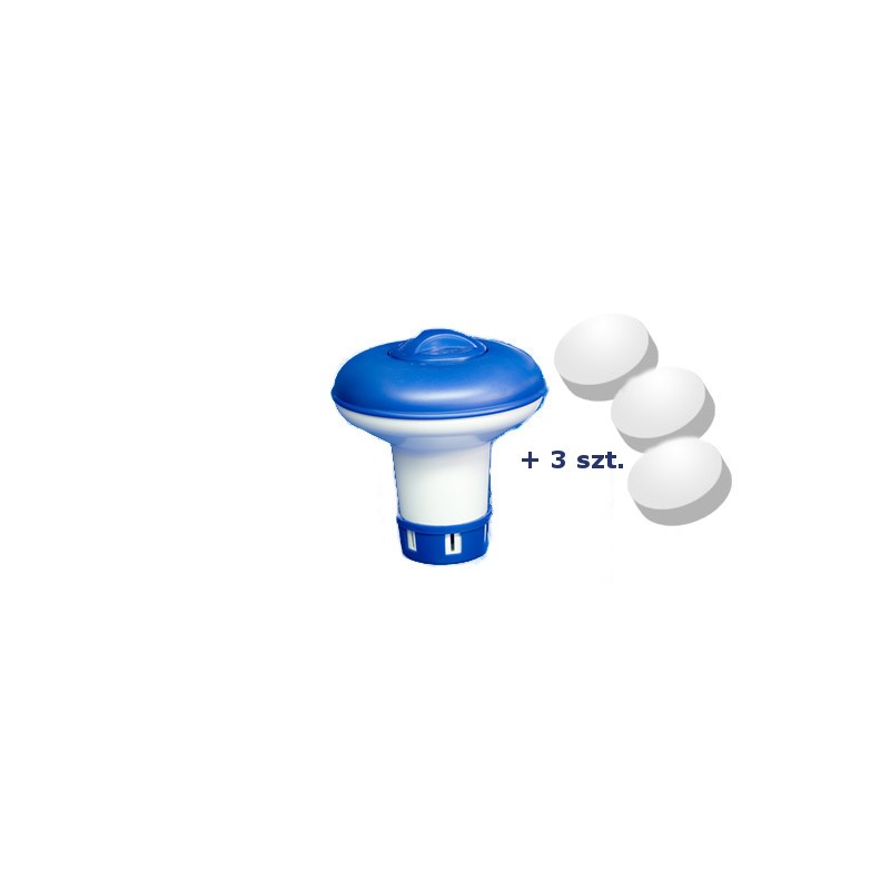 Pool dispenser small 3 oxygen tablets 20 grams